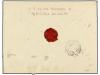 ✉ SURINAM. 1907. PARAMARIBO a FINLANDIA. 10 cts. lila negro 