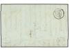 ✉ GIBRALTAR. 1859. GIBRALTAR to CADIZ. Endorsed ´Por Vapor P