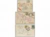 ✉ ITALIA. 1907-38. 7 covers and card with swiss postage due 