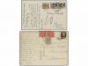 ✉ ITALIA. 1907-38. 7 covers and card with swiss postage due 