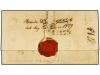 ✉ PERU. 1829. TRUJILLO a LIMA. Envuelta. Marca TRUJILLO/FRAN