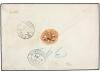 ✉ PANAMA. 1902. PANAMA a PARIS. 20 cts. azul gris. Carta cer