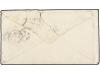 ✉ AUSTRALIA. 1868. BRISBANE to LONDON. 6 p. green redirected