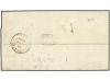 ✉ FRANCIA. Yv. 3. 1850. PARÍS a LAVEL. 20 cts. negro. Mat. P