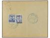 ✉ ALBANIA. Mi. P 8 (2). 1914. TRIEST (Austria) a DURAZZO. 1 