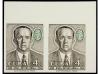 ** CUBA. Ed. 746, 747. 1958. 2 cts. y 4 cts. castaño oscuro 