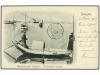 ✉ CHINA. 1899. SHANGHAI to TRIESTE (Austria). Postcard with 