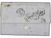 ✉ ITALIA. 1872. MILAN a CORFU. 20 cent. azul (2) tasada a la