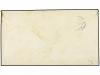 ✉ CUBA. 1877. HABANA a BORDEAUX (Francia). 50 cts. negro mat