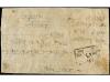 ✉ NEPAL. Mi. 49, 53, 54. Native envelope franked with 16 p. 
