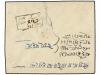 ✉ NEPAL. Envelope franked with 24 p. orange of the 1935 issu