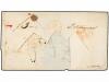 ✉ INDIA HOLANDESA. 1846. DJOCJAKARTA to HOLLAND. Folded lett