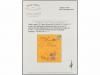 ¿ PERU. 1872. ARICA a GÉNOVA. Circulada con sello de 1 diner