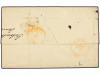 ✉ ESPAÑA. Ed. 12. 1852. GIBRALTAR a MADRID. 6 cuartos rosa, 