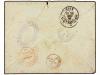 ¿ CANADA. 1883. HAMILTON a U.S.A. Envelope franked 3 cts. or