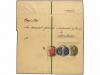 ✉ RUSIA. 1903-1905. S. PETERSBURG to AMSTERDAM. Five wrapped