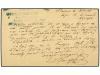 ✉ GRECIA. 1899. ATHENES. Postal stationary card 5 L. black u