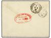 ✉ SALVADOR. Ed. . 1888. 11 c. Blue stationery envelope, poin