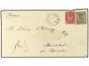 ✉ NORUEGA. Ed. . 1873. Cover to UPSALA, with mixed issue fra