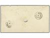 ✉ NORUEGA. Ed. . 1873. Cover to UPSALA, with mixed issue fra
