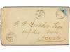 ✉ COSTA DE ORO. 1884. Envelope to ACCRA franked with diagona