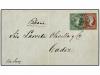 ✉ FILIPINAS. Ed. 20D, 20E. 1860. FRONTAL. MANILA a CADIZ. 1 
