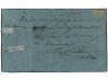 ✉ MEXICO. Sc. 25a. 1865. ZACATECAS a OAXACA. FRONTAL de cart