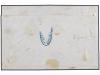 ✉ MEXICO. Sc. 1, 3. (1857 CA.) (Dic. 24). Frontal dirigido a