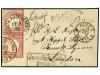 ✉ ALEMANIA. 1873. Tiny envelope + original letter to London 