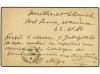 ✉ MAURICIO. 1886. PORT LOUIS a FRANCIA. Entero Postal de 2 c