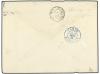 ✉ PANAMA. 1885. QUITO a FRANCIA. 5 ctvos. azul y 10 ctvos. n