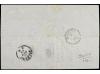 ✉ FRANCIA: CORREO MARITIMO. 1868. MARSEILLE a GRAPANI. 40 ct