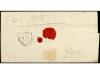 ✉ FRANCIA. 1838. LISBOA a PARIS. Marcas de entrada PAYS D´OU