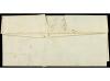 ✉ FRANCIA. 1834. LUCCA (Italia) a BASTIA. Marca de entrada P