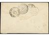 ✉ GUADALUPE. 1879. POINTE A PITRE. Circulada con sellos de C