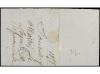 ✉ FRANCIA. 1858. ST. MARTIN a MARANS. 20 cts. azul, fechador