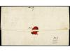✉ FRANCIA. 1873. MARSEILLE a CONTANTINOPLE. 40 cts. naranja 