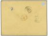 ✉ GUADALUPE. 1879. Envelope to France written from Pointe a 