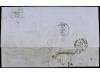 ✉ AUSTRALIA. 1864. Stampless envelope to France cancelled by