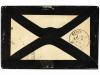 ✉ FRANCIA. 1876. Mourning envelope to FRANCE bearing French 