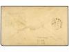 ✉ ESTADOS UNIDOS. 1858. Envelope to IRELAND bearing 12 cents