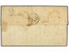 ✉ CANADA. 1844. Pre-stamp envelope to FRANCE cancelled by OR