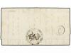 ✉ GUADALUPE. 1841. Pre-stamp envelope to FRANCE cancelled by