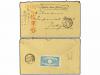 ✉ JAPON. 1910. Telegram envelope to the "Imperial Hotel Toky