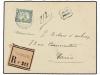 ¿ COSTA DE LOS SOMALIES. 1904. Registered envelope to France