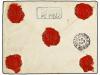 ✉ MADAGASCAR. 1904. Registered and charged mail to France be
