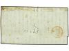 ✉ GIBRALTAR. 1848 (May 29). Entire letter from Campo Mento c