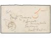 ✉ COSTA DE ORO. 1871 (Nov 5). Envelope, embossed seal 'Spero
