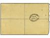 ✉ COSTA DE ORO. 1901 (May 12). 2d. blue registered postal st