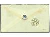 ✉ COSTA DE ORO. 1872 (Nov 10). Envelope, crested ´Spero´ on 